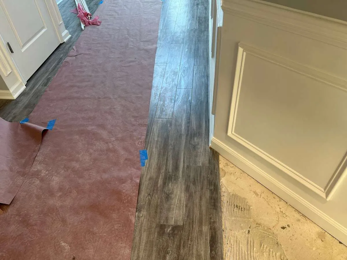 Completed marble shower restoration in Myrtletown